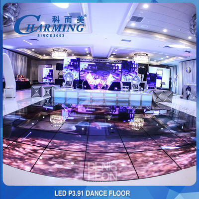 pannello di schermo impermeabile IP65 LED piastrelle di pavimento    RGB Full Color 3840Hz, ideale per spettacoli di danza Weeding