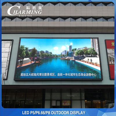 Multiscena P5 P8 Display a parete video a LED per esterni 1920HZ-3840HZ