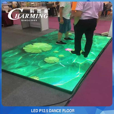 Temper GlassVideo LED Dance Floor Rental P12.5 Materiale in ferro
