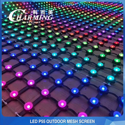 150W P55 Flessibile LED Mesh Screen Impermeabile Multiuso 324 Dot/M2