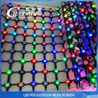 P55 impermeabile pratico multiscena dello schermo flessibile della maglia del LED di ROHS