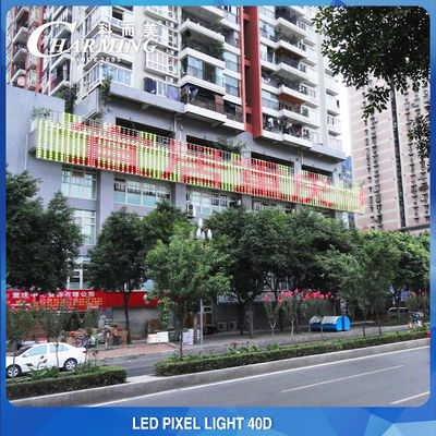 IP68 impermeabilizza l'illuminazione della facciata della Camera, pixel LED di colore pieno di DC24V