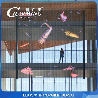 Video wall a LED trasparente ultrasottile resistente agli urti 256x64 Durevole