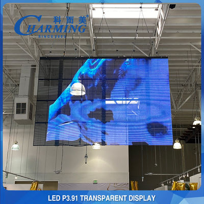 3D P3.91-7.8 Materiale in alluminio pressofuso con schermo in vetro per video wall a LED trasparente