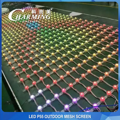 Schermo netto multiscena IP65 LED, esposizione flessibile della tenda della lega di alluminio LED