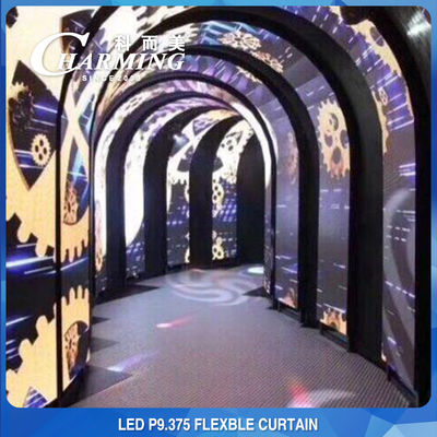 Schermo flessibile sottile di SMD3528 135W LED, visualizzazione video flessibile ultra sottile del LED