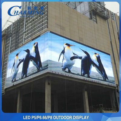 Esposizione di LED all'aperto di Grey Level 14-16Bit dello schermo di 5000CD/M2 LED video