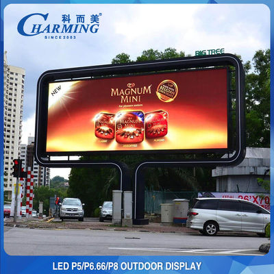 Pratico schermo per cartelloni pubblicitari per video wall a LED P8 da esterno 120x120
