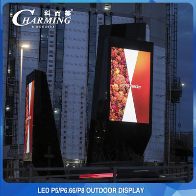 AC 110/220V LED per esterni Video Wall Display 2K/4K Lega di alluminio