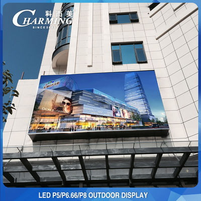 Video parete all'aperto antiusura IP65, schermo di visualizzazione del LED per la pubblicità all'aperto