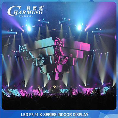 Peso leggero fisso dell'interno dell'esposizione di LED di Ultrawide P3.91 500x1000mm