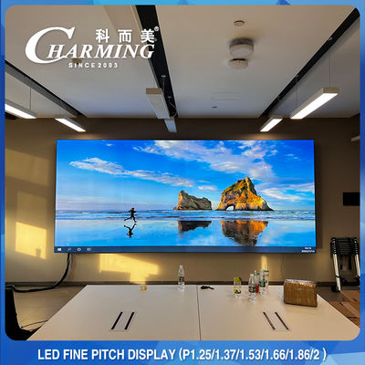 Schermo della sala riunioni LED del supporto IP42 della parete, parete HD del midollo 1.86MM LED del pixel