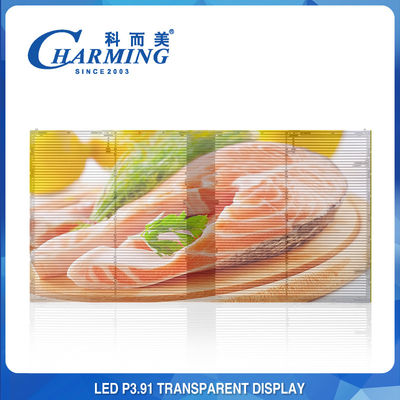 Norma impermeabile LED di colore pieno P3.91 della video parete trasparente SMD1921 LED della radura