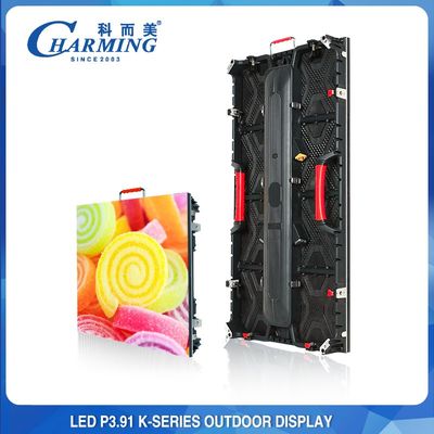 Rapido colleghi la video esposizione di LED della parete della capriata P3.91 4K 3840Hz per la pubblicità dell'affitto