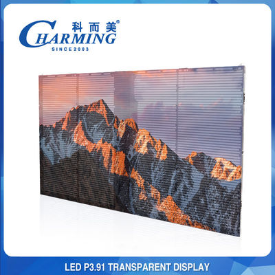 1920Hz schermo LED trasparente P3.91 schermo video LED schermo da parete per centro commerciale
