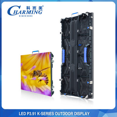 Video esposizione di parete all'aperto di colore pieno LED, video schermo locativo di P3.91 LED