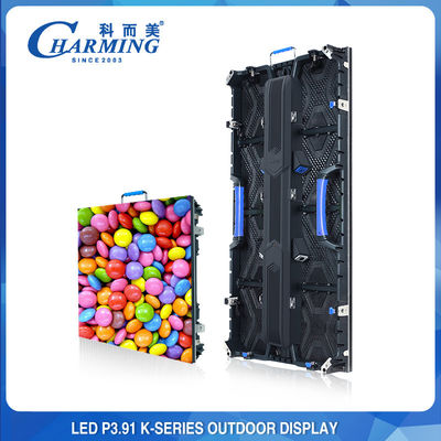 Video esposizione di parete all'aperto di colore pieno LED, video schermo locativo di P3.91 LED