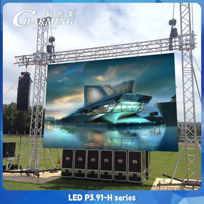 200W LED Video Wall Display Outdoor P3.91 Music Party Evento Peso ultrasottile