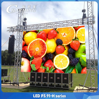 3840Hz Full Color P3.91 Display LED pratico a noleggio per sfondo da palco