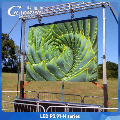 H Serie P3.91 Display video LED esterno a parete 500*1000mm impermeabile