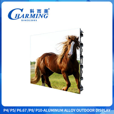 Supporto Pre-manutenzione Personalizzazione P4/P5/P6.67/P8/P10 schermo esterno 45/50W 4Pcs Materiale di qualità
