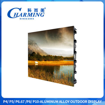 P4 IP65 esterni Sxey Video Led Display Screen Materiale di armadio in lega di alluminio