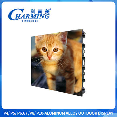 P4 IP65 esterni Sxey Video Led Display Screen Materiale di armadio in lega di alluminio