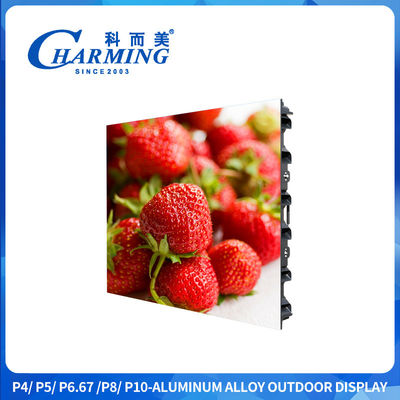 Display a LED P4 all'aperto ad alto livello di grigio a 16 bit con angolo di visione ultra ampio con blocco rapido in lega di zinco