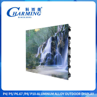 Display a LED P4 all'aperto ad alto livello di grigio a 16 bit con angolo di visione ultra ampio con blocco rapido in lega di zinco