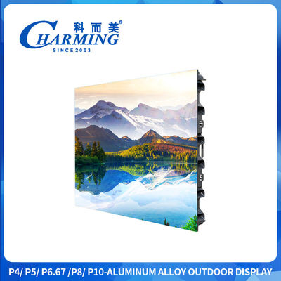 960 x 960 mm schermo pubblicitario all'aperto a led P4 schermo all'aperto a led