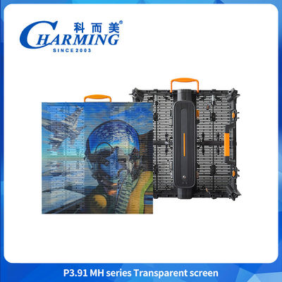 Metodi di installazione multipli colore RGB serie P3.91MH SMD1921 schermo trasparente con blocco rapido