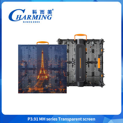 schermo a LED trasparente vetro interno esterno vetro trasparente pannelli di visualizzazione a pellicola a LED schermo video