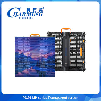 P3.91 Display a Led 3840hz trasparente all'aperto Display video a LED per la parete
