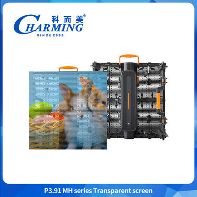 5000nits P3.91 Display a LED esterni trasparente video a parete a vetro