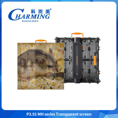 Shopping Mall 3.91mm Hd schermo trasparente LED impermeabile video muro per la pubblicità