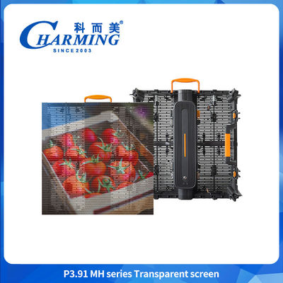 Display a LED trasparente a 16 bit P3.91 Anticollisione Display a parete video a LED trasparente