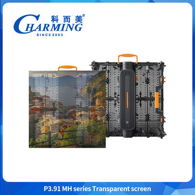 P3.91 Display a led 3840hz trasparente all'aperto Led Video Wall Display Panels For Car Show