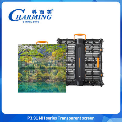 P3.91 Display a led 3840hz trasparente all'aperto Led Video Wall Display Panels For Car Show