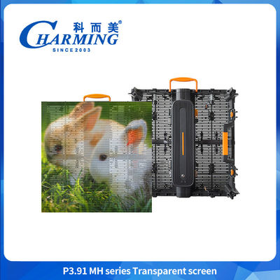 Full color 3D P3.91MH Series Screen trasparente Ultra-sottile Screen a parete led impermeabile