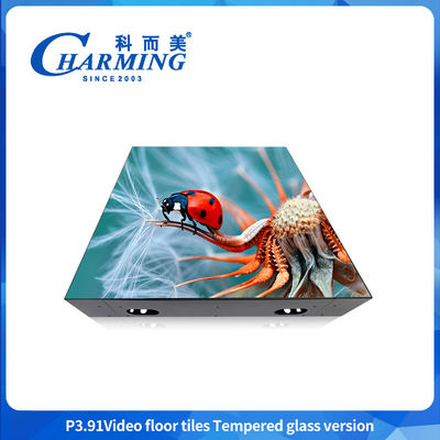 Screen a piastrelle da pavimento 18.1KG Armadio 3840HZ Video Stage Pavimento da ballo Stand Led Parete Portabile Pavimenti da ballo LED Display