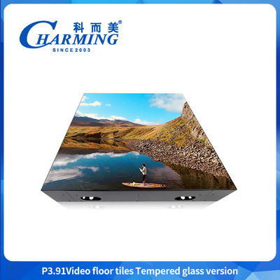 Ip65 Protezione avanzata contro l'acqua e le macchie 4k Rgb Full Color Video luminoso Pavimento da ballo P3.91 Led Pavimento da ballo Screen Nightclub