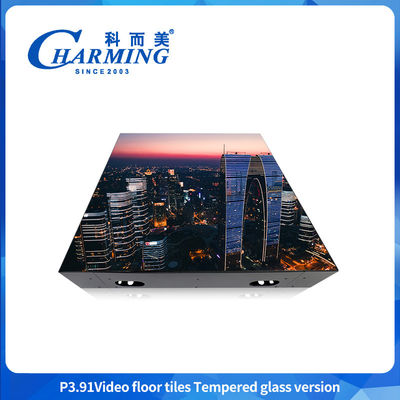 RGB Full Color Installazione rapida e manutenzione frontale P3.91 Processo Gob Ip65 Pavimento da ballo a LED impermeabile e impermeabile alla polvere per banchetto di nozze