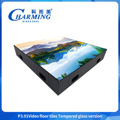 500x500MM GOB P3.91 Led Indoor Dance Floor IP65 Acque resistenti LED Display HD Sexy Video For Event