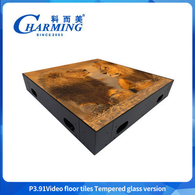 500X500Mm Indoor P3.9 Interactive Stage Dance Floor led video wall Display Video Tiles Screen Per eventi di bar Tradeshow