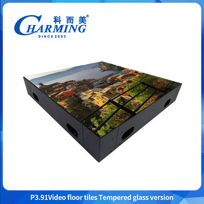 500X500Mm Indoor P3.9 Interactive Stage Dance Floor led video wall Display Video Tiles Screen Per eventi di bar Tradeshow