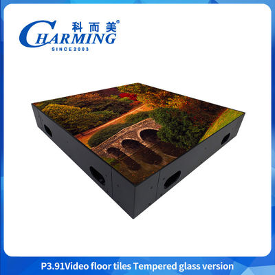 500X500Mm Indoor P3.9 Interactive Stage Dance Floor led video wall Display Video Tiles Screen Per eventi di bar Tradeshow