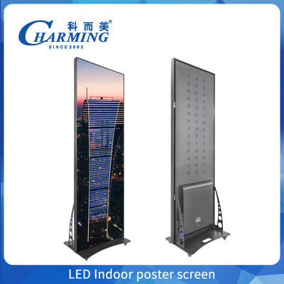 GOB Full Color Wifi Digital Poster Led Video Wall Display pubblicitario