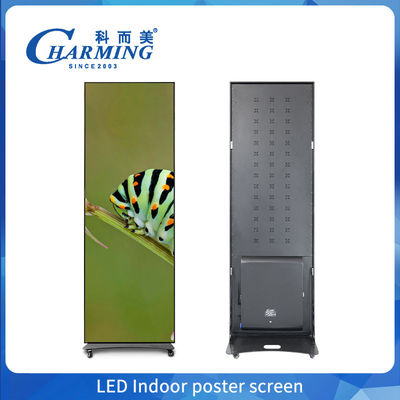 GOB Full Color Wifi Digital Poster Led Video Wall Display pubblicitario