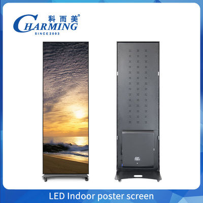 P1.86-P2.5 mobili Pubblicità digitale all'interno LED Poster Display LED Video Wall