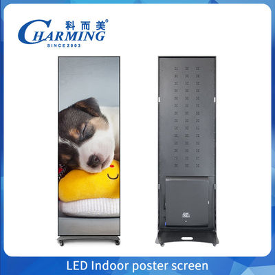 Commerciale Portable Shopping mall schermo a LED P2.5 poster segnaletica digitale fronte Servizio schermo a LED